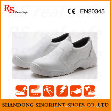 Anti-Static White Chemical Resistant Lab Safety Clog Shoes (SNM5217)